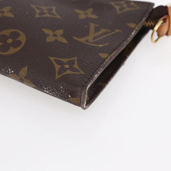 LOUIS VUITTON Monogram Bucket GM Accessory Pouch Vintage LV Auth 148369
